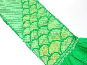 正絹　振袖用　絞り　帯揚げ